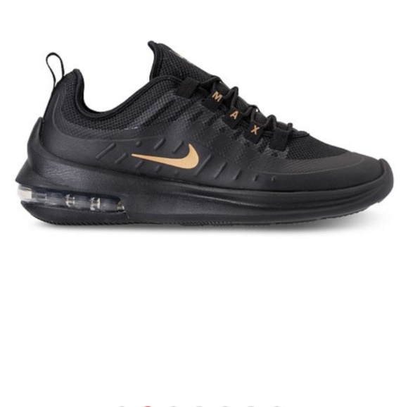 black and gold nike air max axis